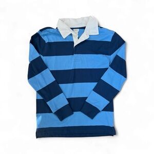 Crewcuts - Blue Striped Rugby Shirt